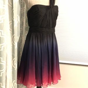 BNWT Halston Ombré cocktail dress
